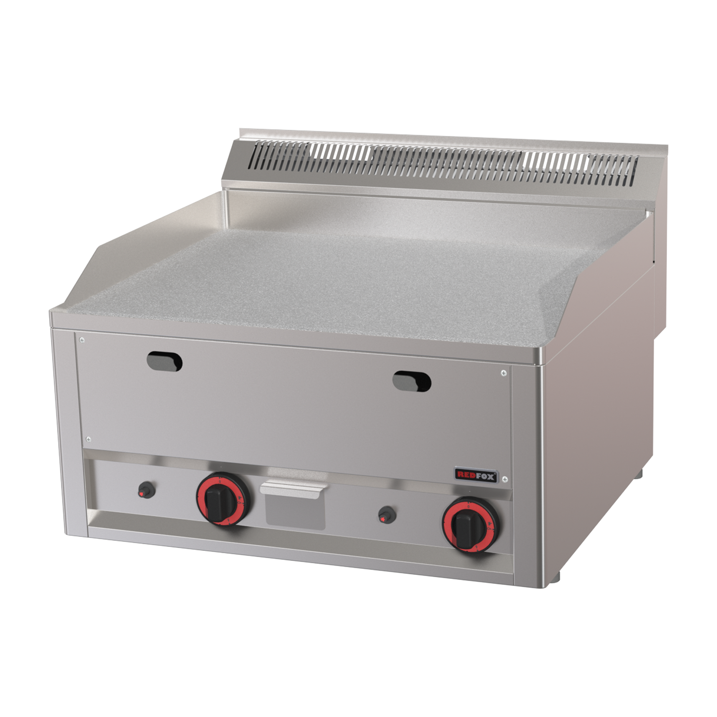 Fry Top Griddle 65x48 gas durable chrome smooth without cabinet | REDFOX - FTHC 60 GL