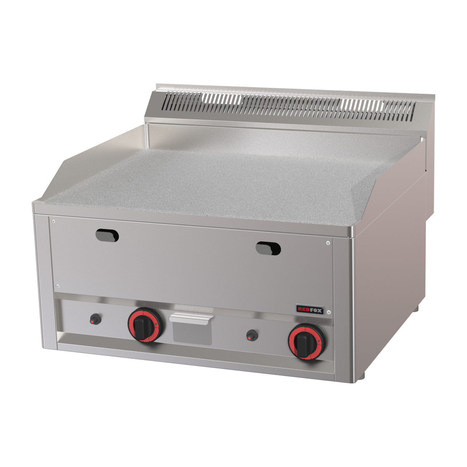Fry Top Griddle 65x48 gas durable chrome smooth without cabinet | REDFOX - FTHC 60 GL