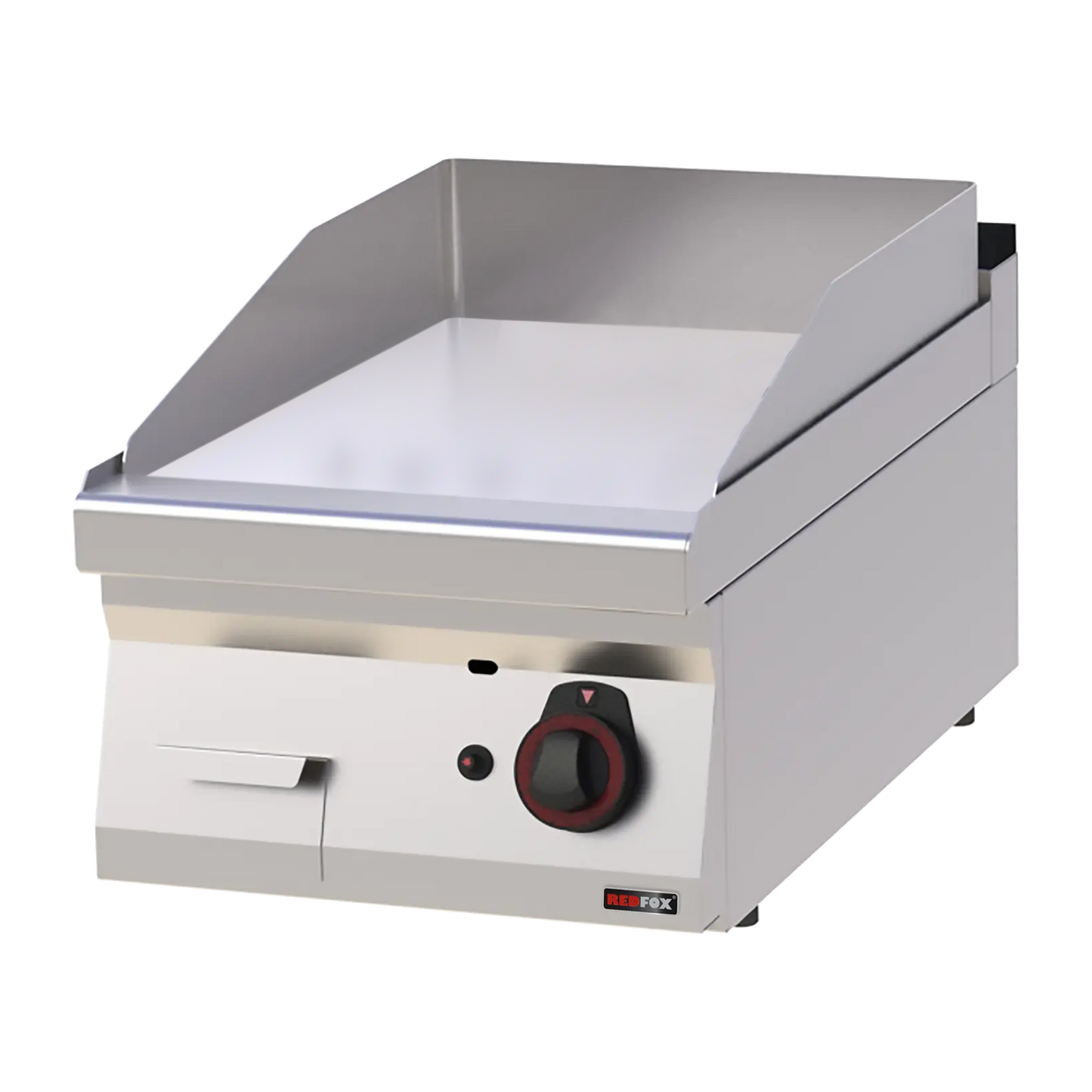 Fry-top griddle plate 40x51 gas chromed smooth without cabinet | REDFOX - FTHC 70/04 G