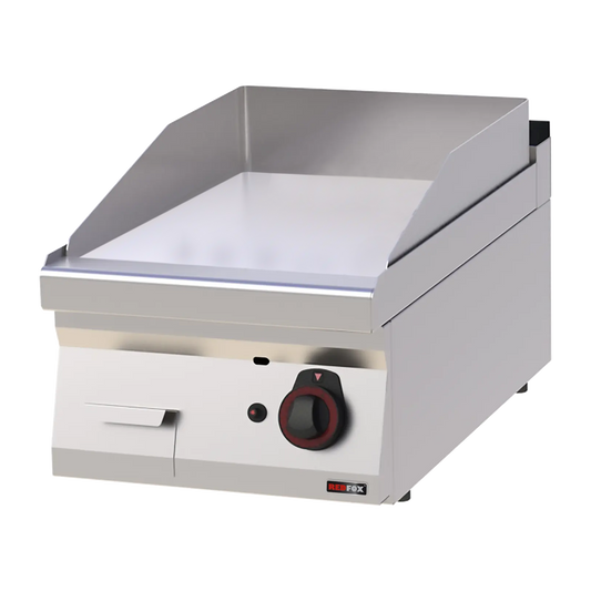 Fry-top griddle plate 40x51 gas chromed smooth without cabinet | REDFOX - FTHC 70/04 G