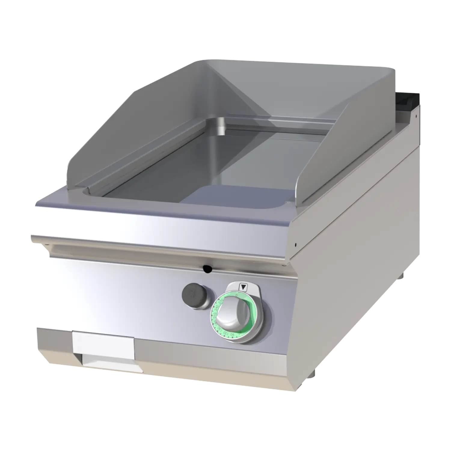 Fry-top griddle plate smooth chromed | RM - FTHC 704 G