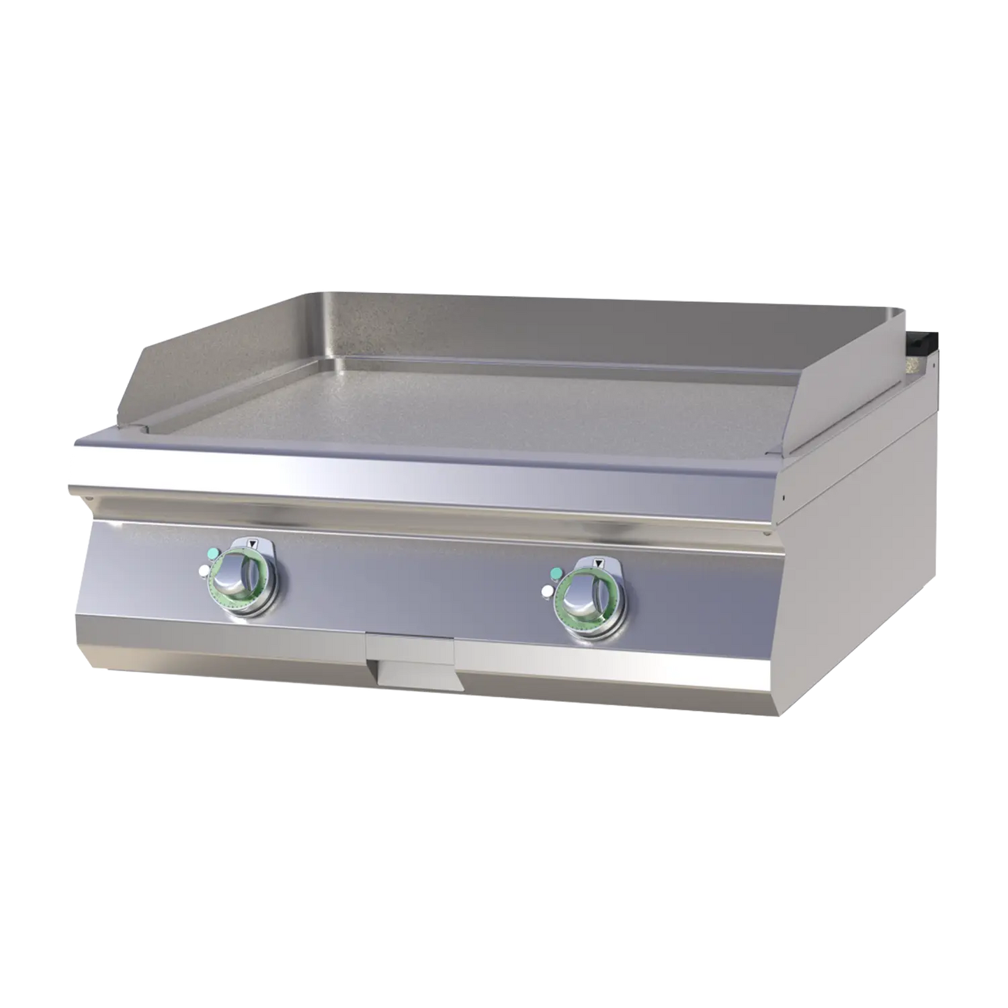 Fry-top griddle plate smooth chromed | RM - FTHC 708 E