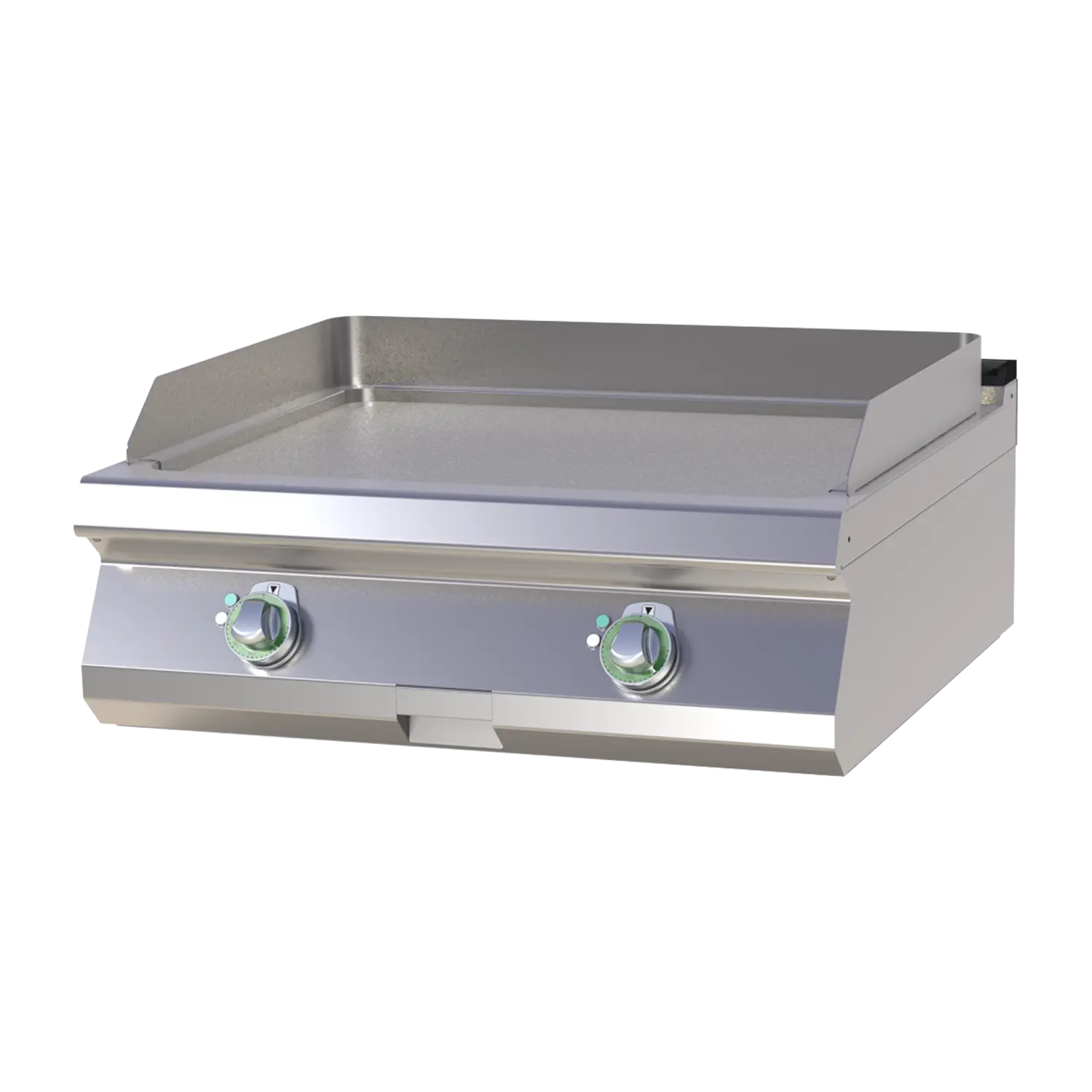 Fry-top griddle plate smooth chromed | RM - FTHC 708 E