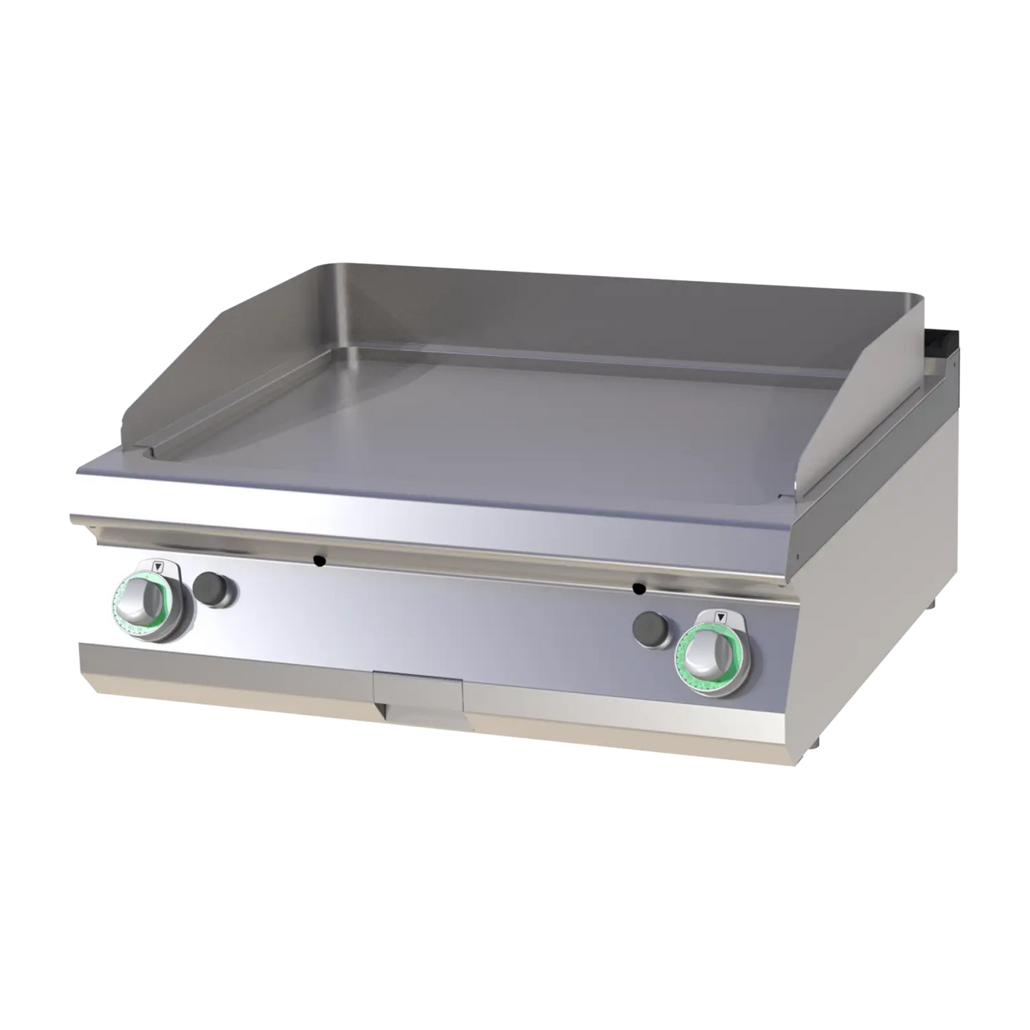 Fry-top griddle plate smooth chromed | RM - FTHC 708 G