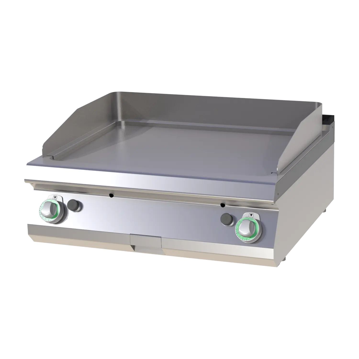 Fry-top griddle plate smooth chromed | RM - FTHC 708 G