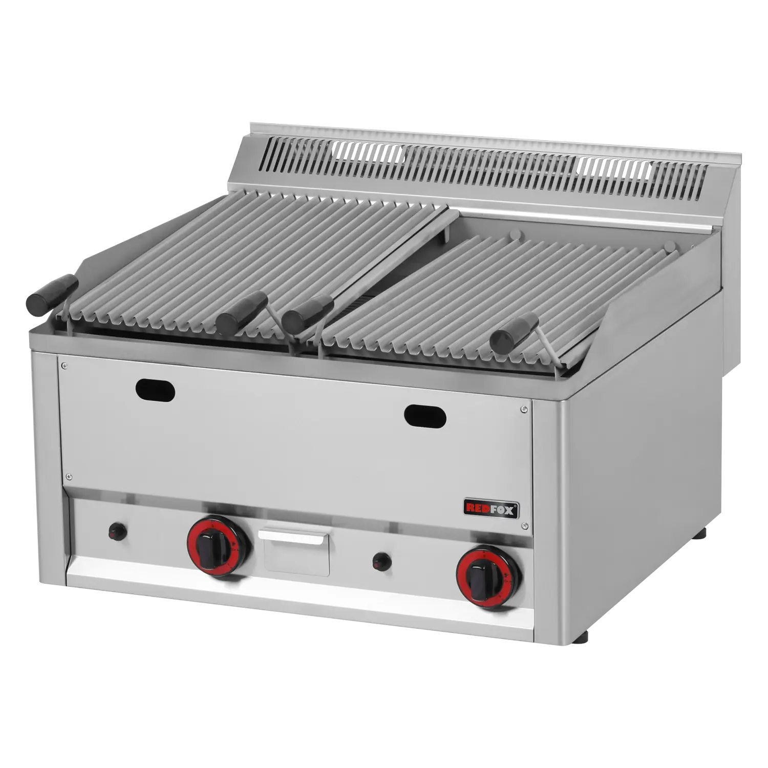Lava stone grill gas 2 cooking areas 2x 31x48 without cabinet | REDFOX - GL 60 GLS