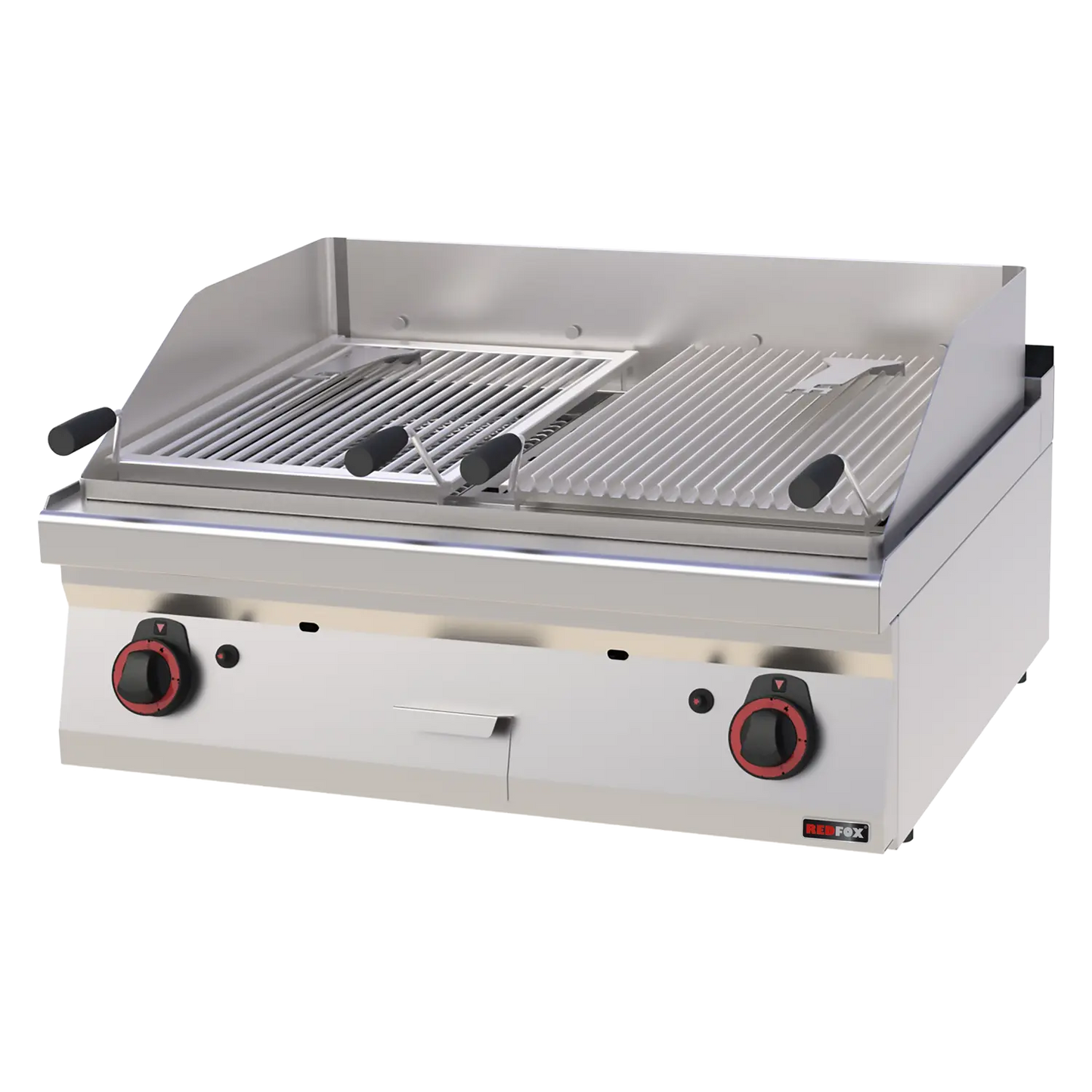 Lava stone grill gas 2 cooking areas 2x 52x36 without cabinet | REDFOX - GL 70/08 G