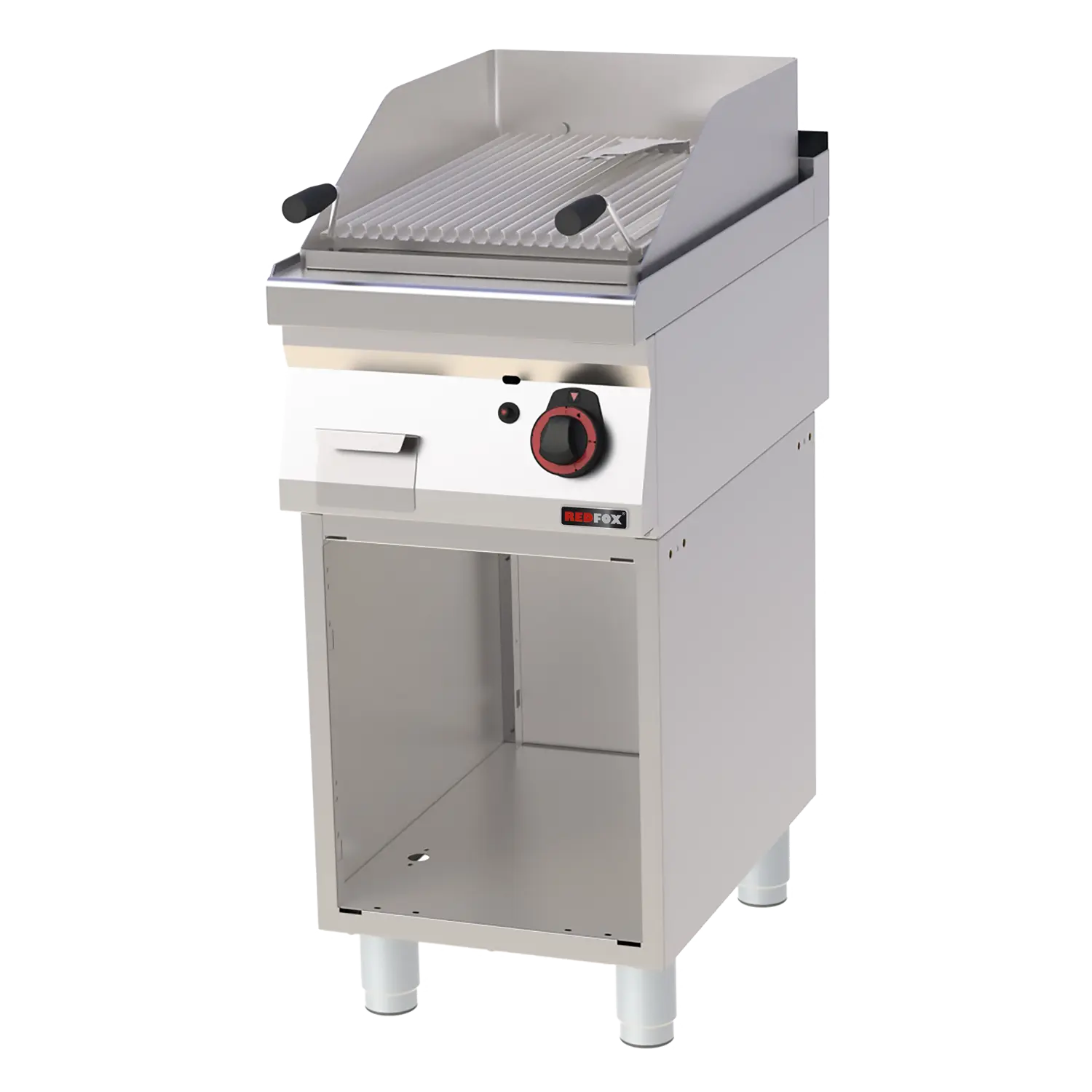 Lava stone grill gas 52x36 on open cabinet | REDFOX - GL 70/40 G