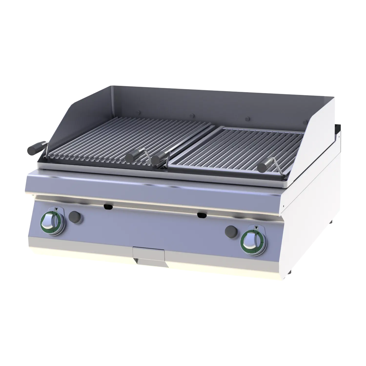 Lava stone grill 2 cooking areas | RM - GL 708 G