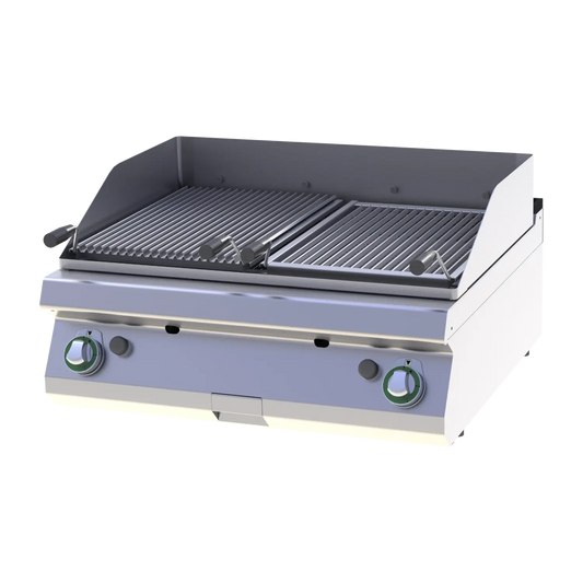 Lava stone grill 2 cooking areas | RM - GL 708 G