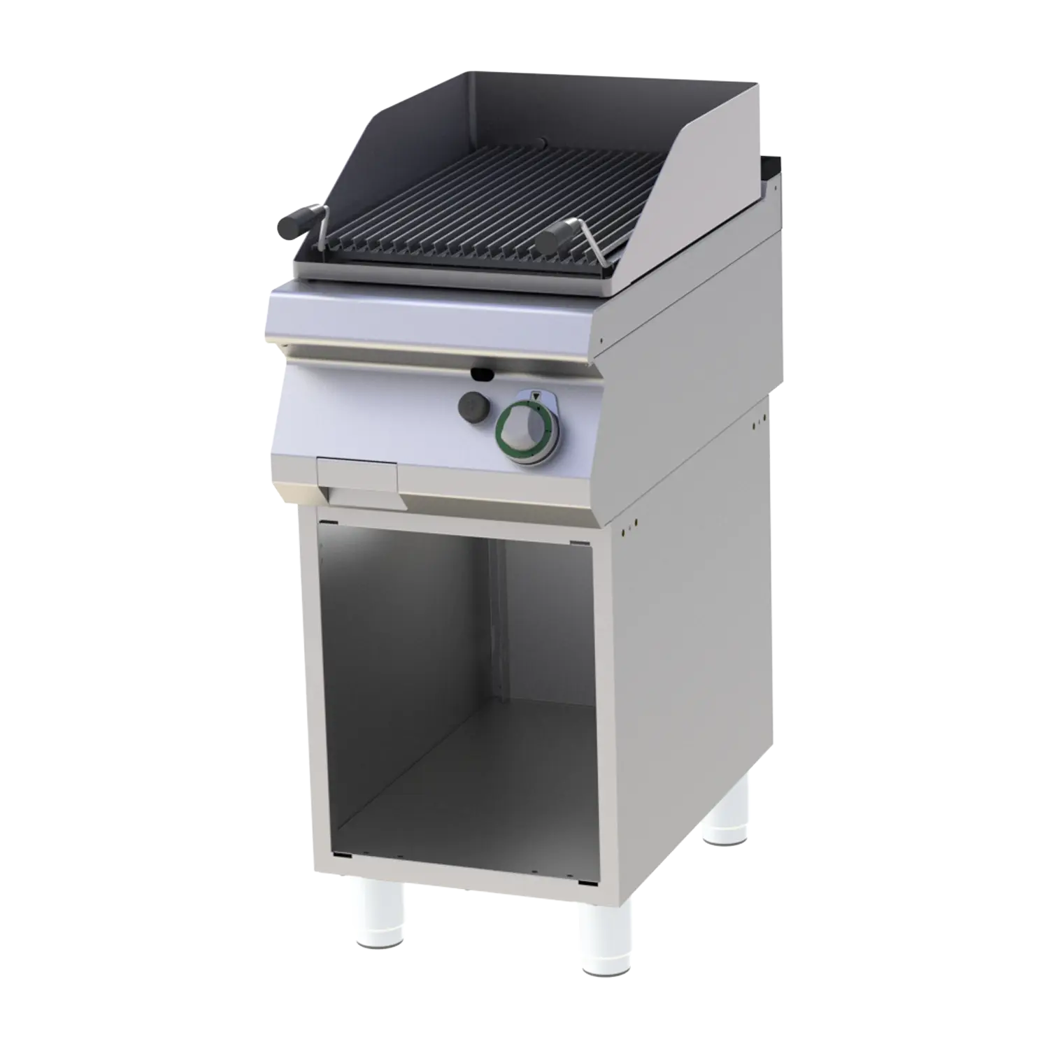 Lava stone grill gas on open cabinet | RM - GL 740 G