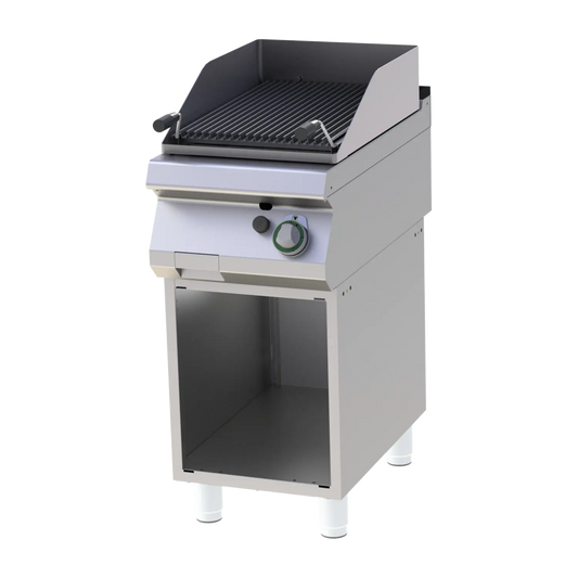 Lava stone grill gas on open cabinet | RM - GL 740 G
