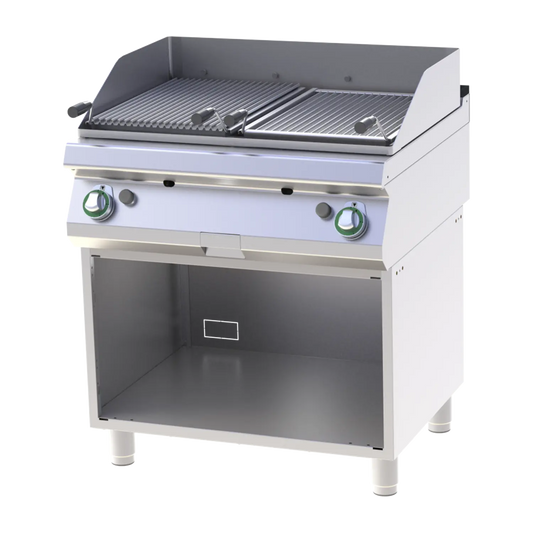 Lava stone grill gas on open cabinet | RM - GL 780 G