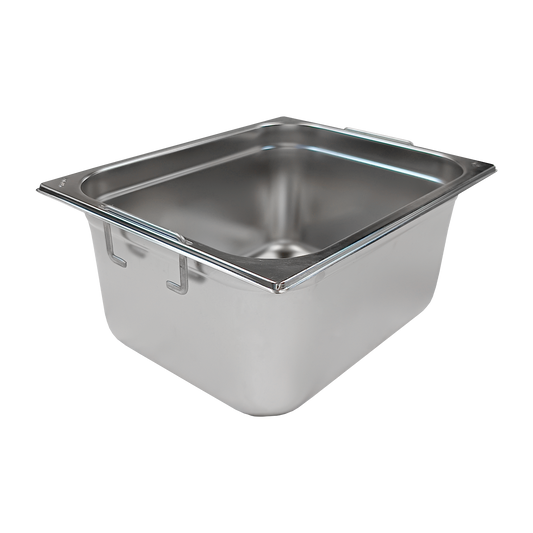 GN container GN 1/2 - 150 handles stainless steel | REDFOX - GN 1/2-150 U