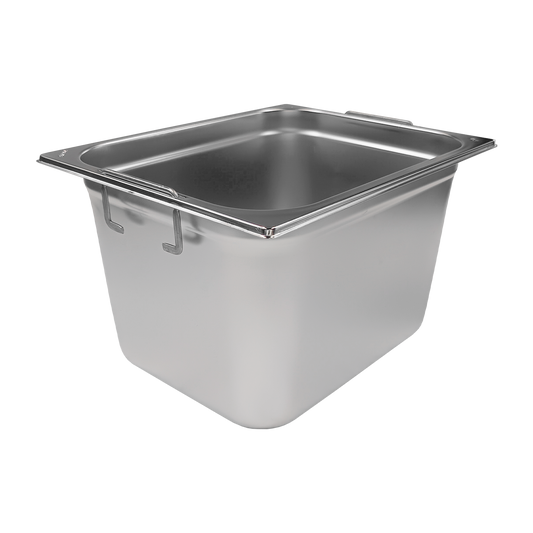 GN container GN 1/2 - 200 handles stainless steel | REDFOX - GN 1/2-200 U