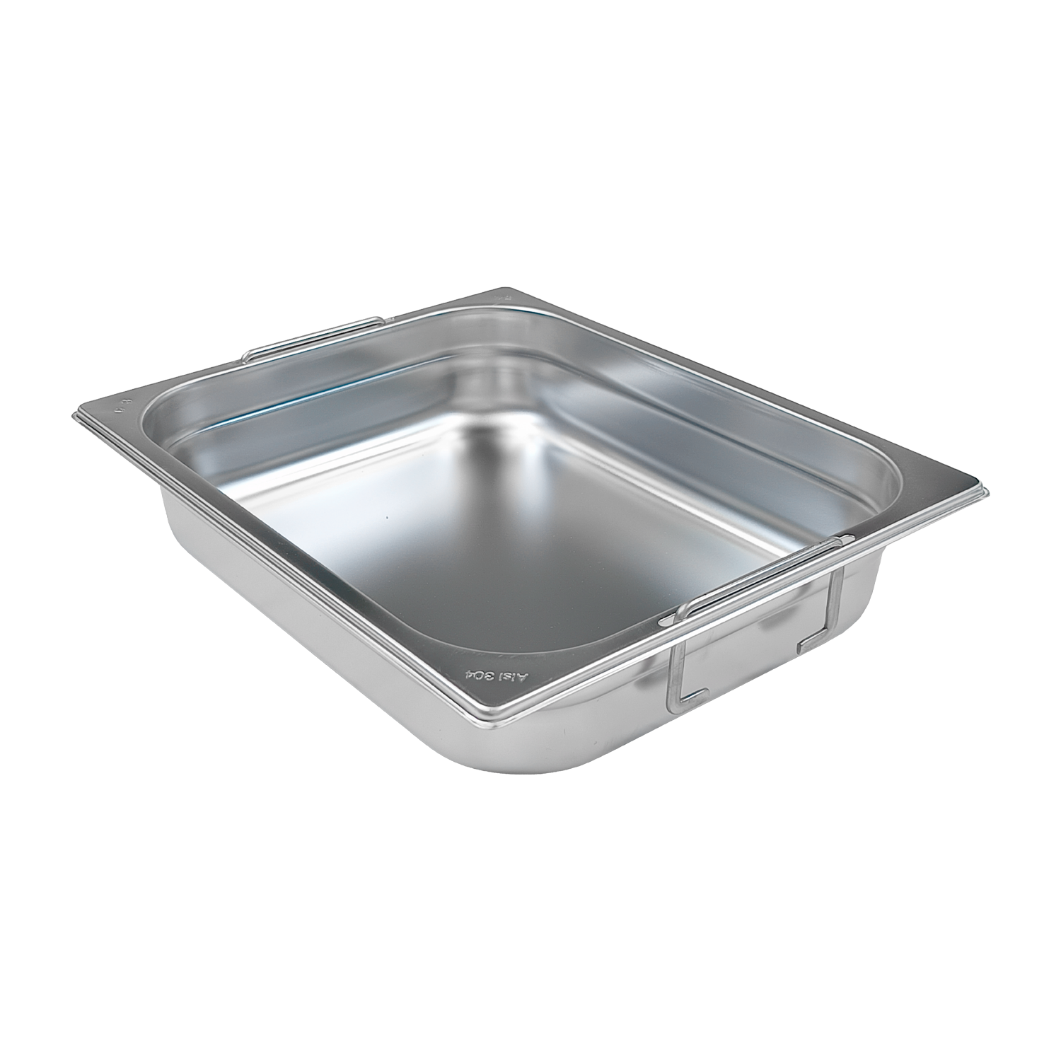 GN container GN 1/2 - 65 handles stainless steel | REDFOX - GN 1/2-65 U