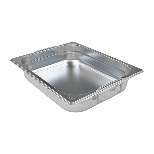 GN container GN 1/2 - 65 handles stainless steel | REDFOX - GN 1/2-65 U