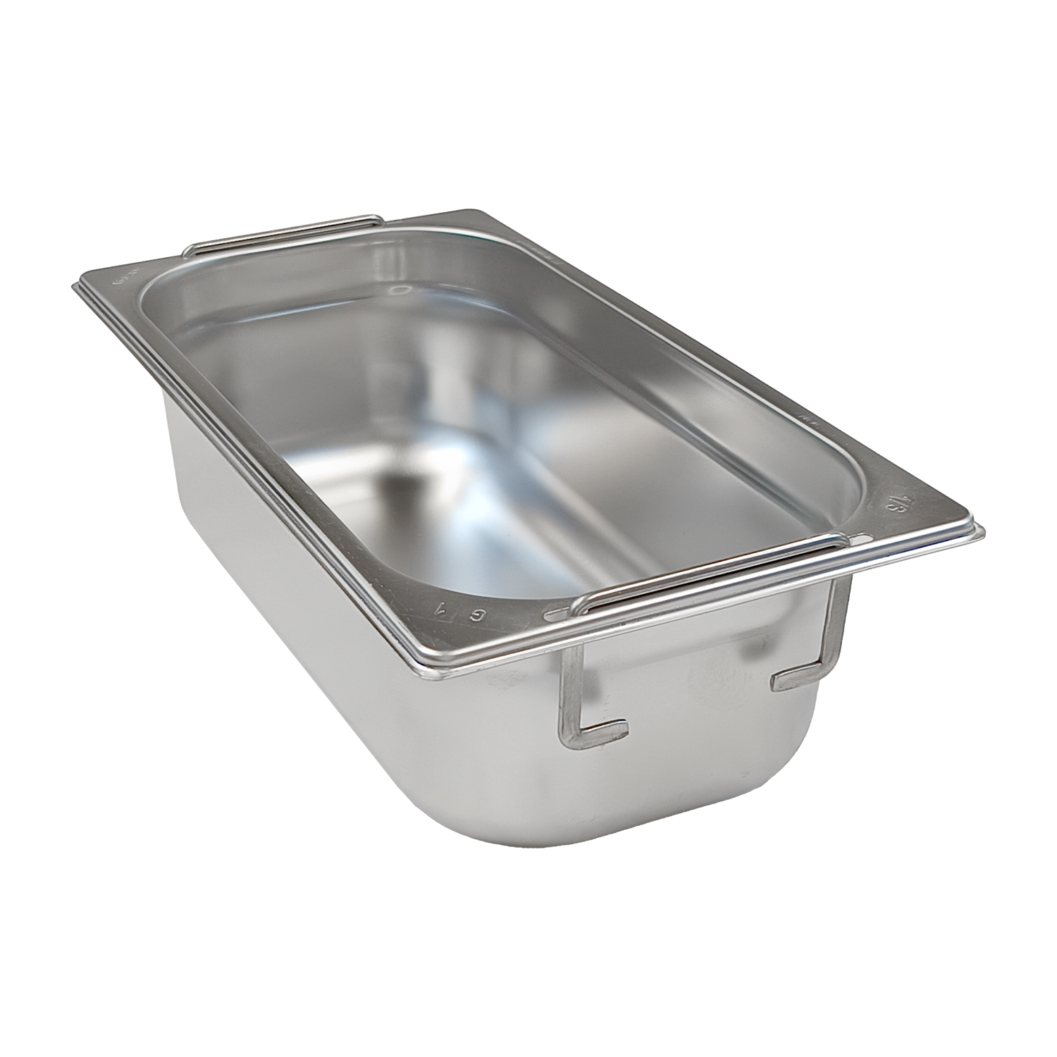 GN container GN 1/3 - 100 handles stainless steel | REDFOX - GN 1/3-100 U