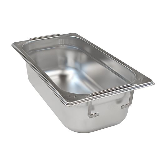 GN container GN 1/3 - 100 handles stainless steel | REDFOX - GN 1/3-100 U
