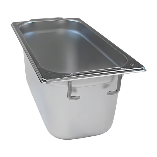 GN container GN 1/3 - 150 handles stainless steel | REDFOX - GN 1/3-150 U