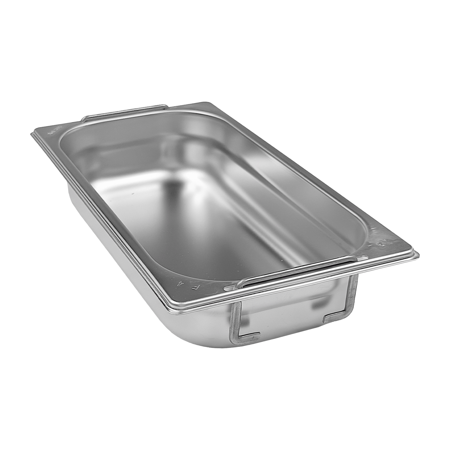 GN container GN 1/3 - 65 handles stainless steel | REDFOX - GN 1/3-65 U