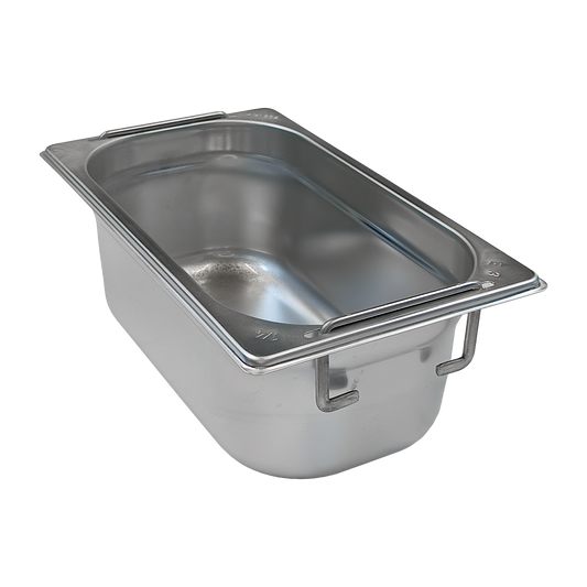 GN container GN 1/4 - 100 handles stainless steel | REDFOX - GN 1/4-100 U