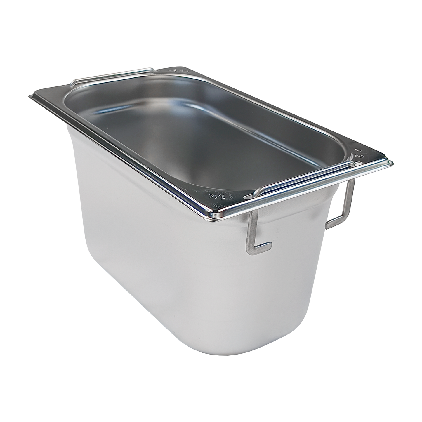 GN container GN 1/4 - 150 handles stainless steel | REDFOX - GN 1/4-150 U