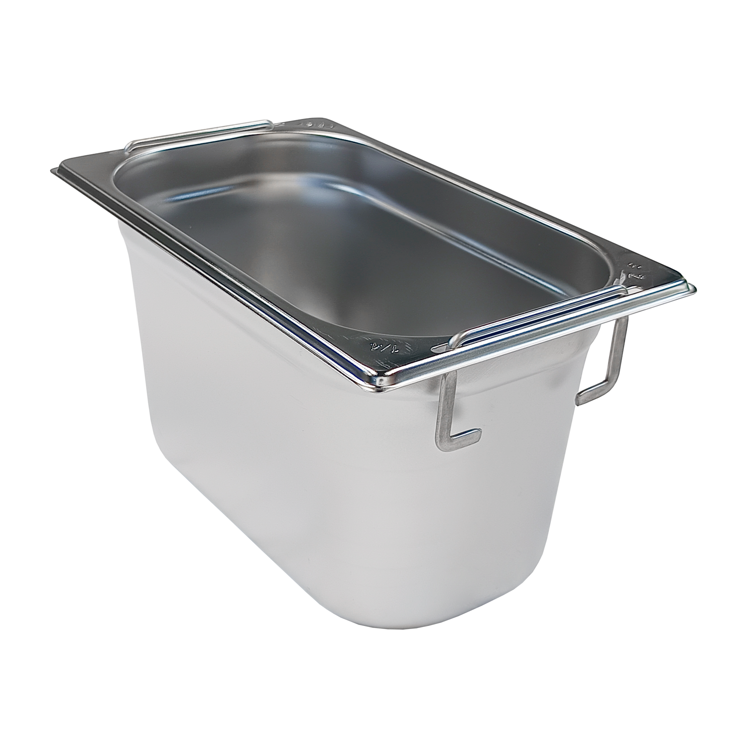 GN container GN 1/4 - 150 handles stainless steel | REDFOX - GN 1/4-150 U