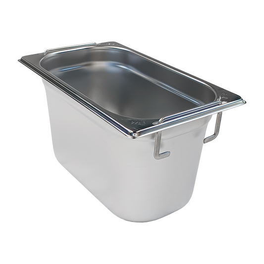 GN container GN 1/4 - 150 handles stainless steel | REDFOX - GN 1/4-150 U