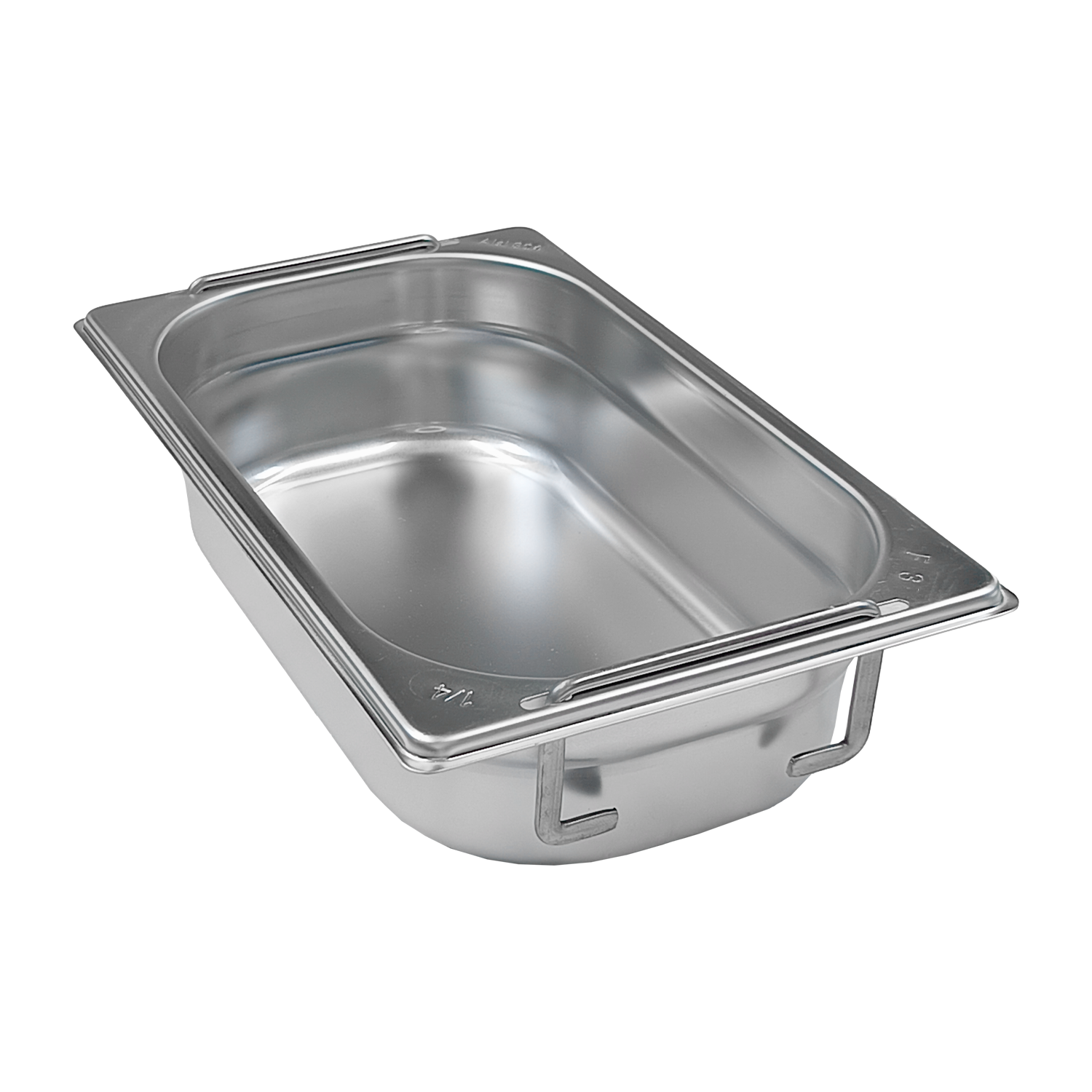 GN container GN 1/4 - 65 handles stainless steel | REDFOX - GN 1/4-65 U