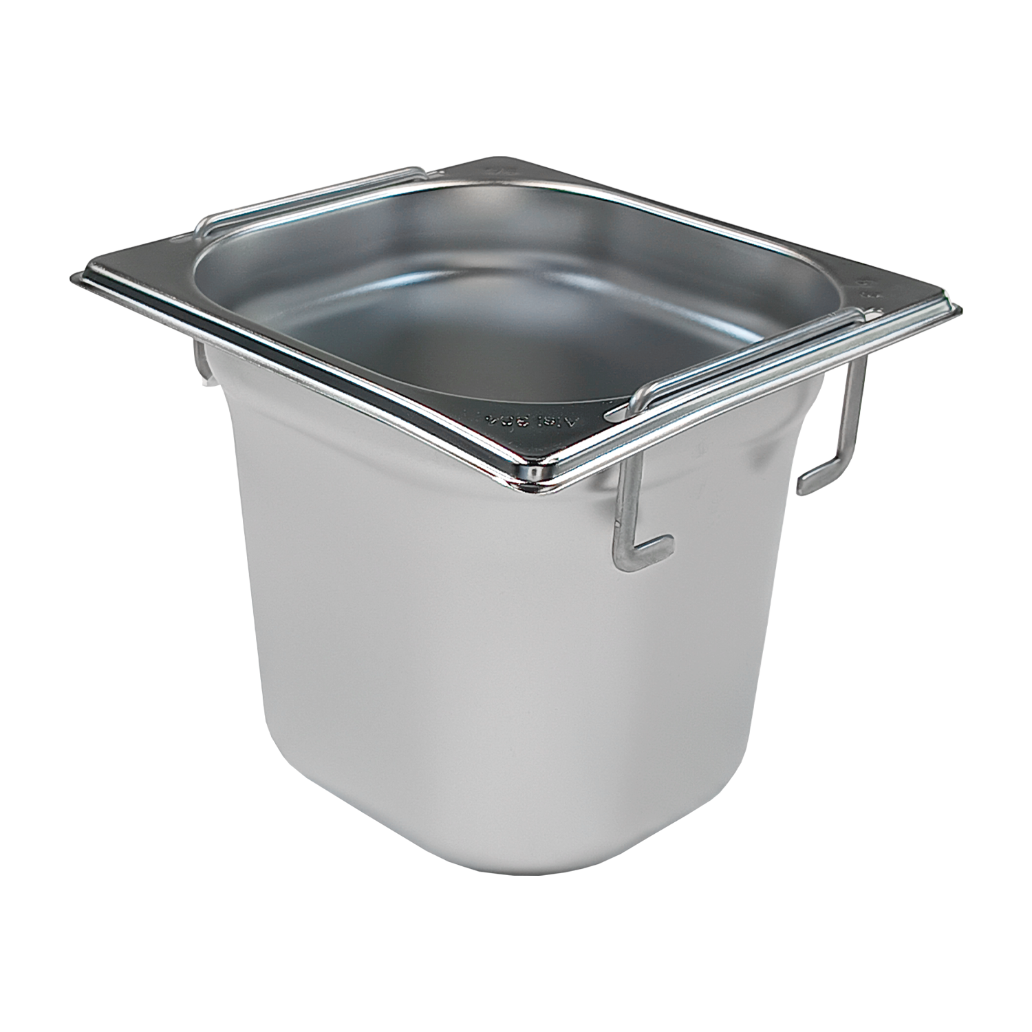 GN container GN 1/6 - 150 handles stainless steel | REDFOX - GN 1/6-150 U