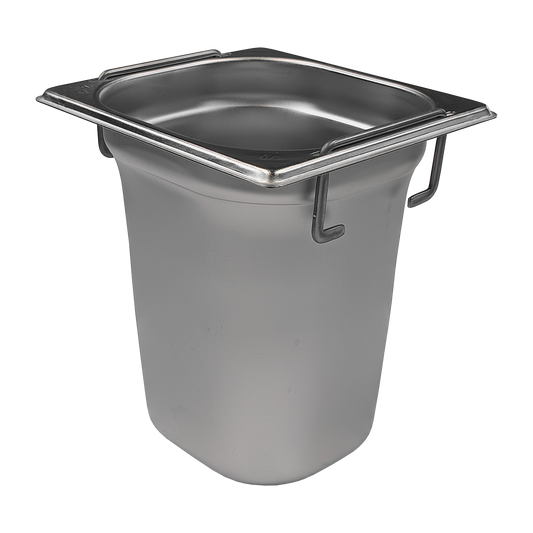 GN container GN 1/6 - 200 handles stainless steel | REDFOX - GN 1/6-200 U