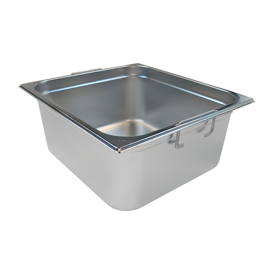 GN container GN 2/3 - 150 handles stainless steel | REDFOX - GN 2/3-150 U