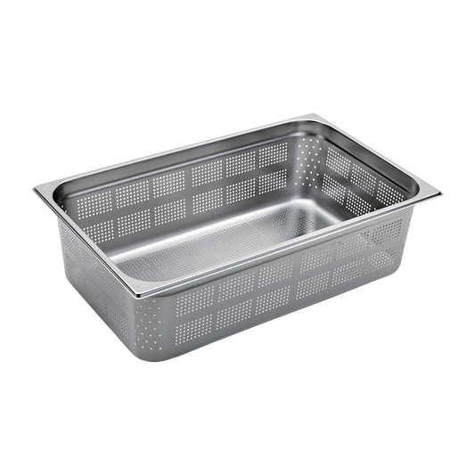 GN container perforated GN 1/1 - 150 stainless steel | REDFOX - GND 1/1-150