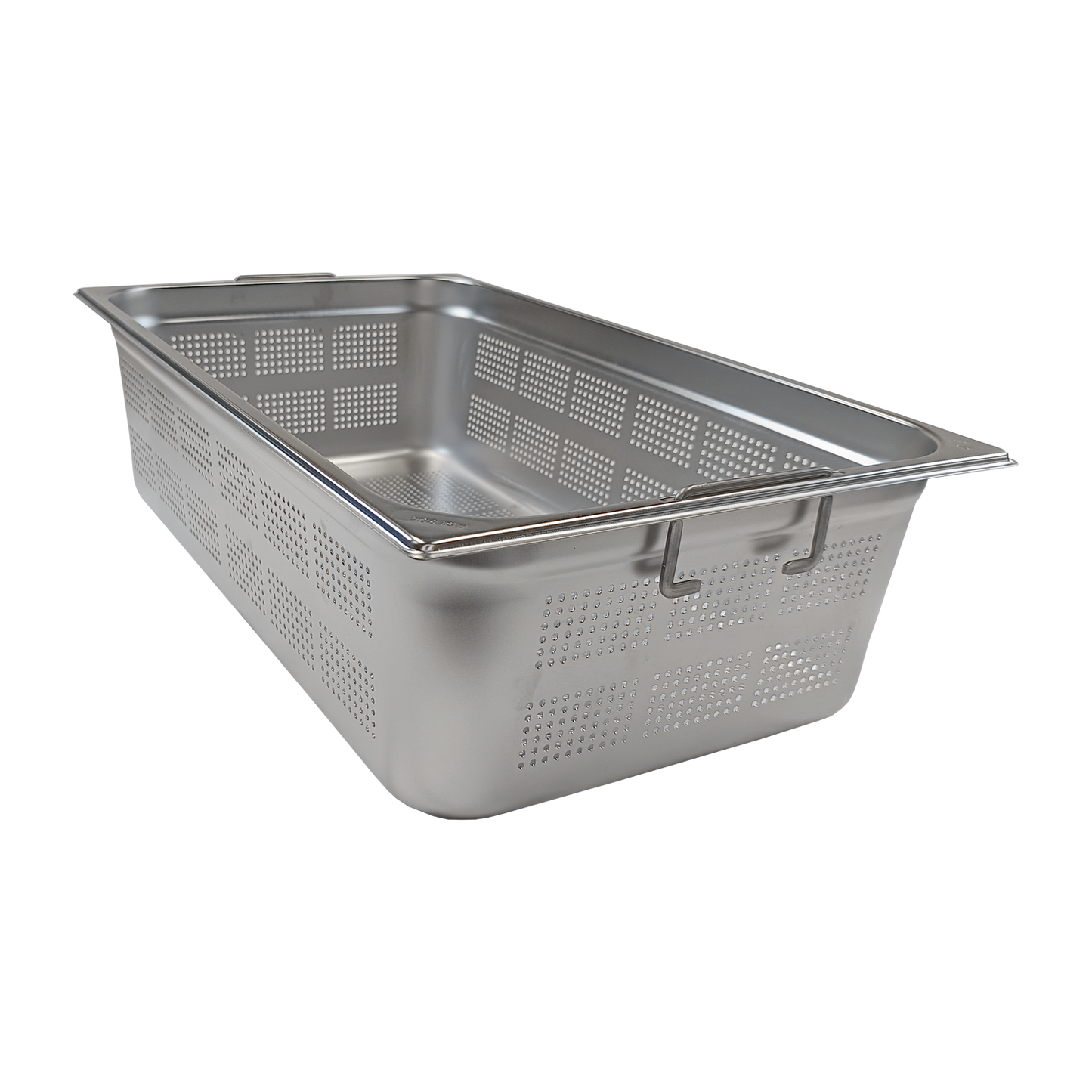 GN container perforated GN 1/1 - 150 handles stainless steel | REDFOX - GND 1/1-150 U
