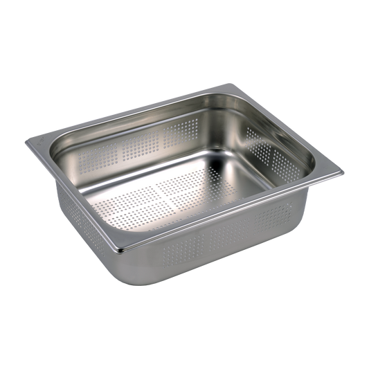 GN container perforated GN 1/2 - 100 stainless steel | REDFOX - GND 1/2-100