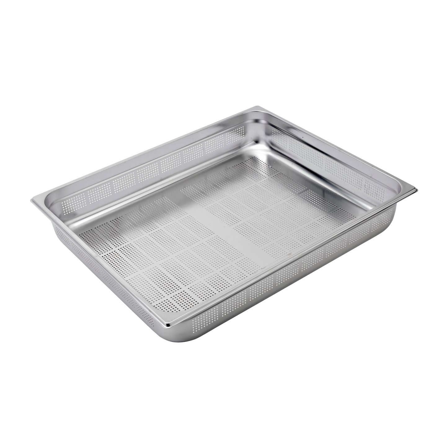 GN container perforated GN 2/1 - 100 stainless steel | REDFOX - GND 2/1-100