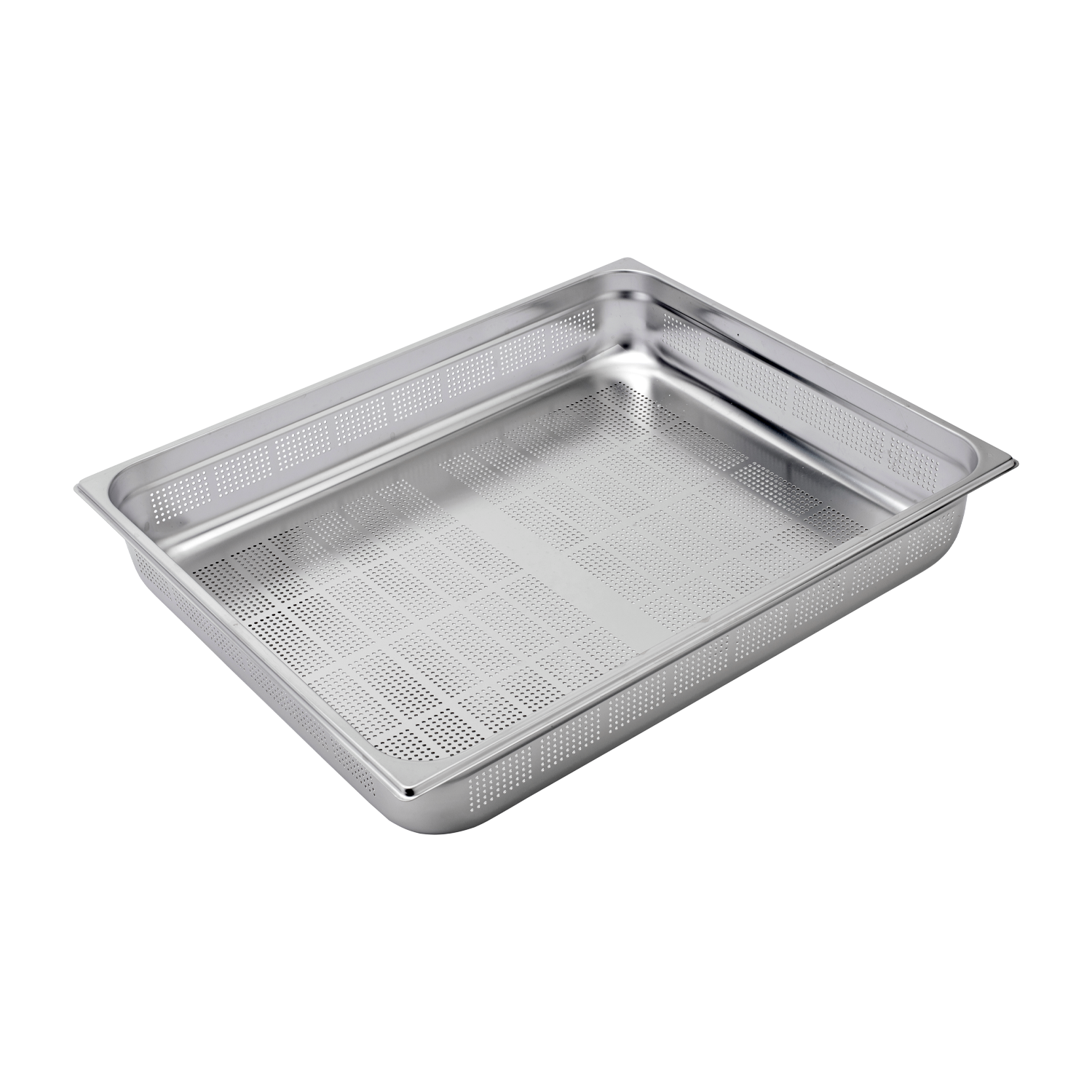 GN container perforated GN 2/1 - 100 stainless steel | REDFOX - GND 2/1-100