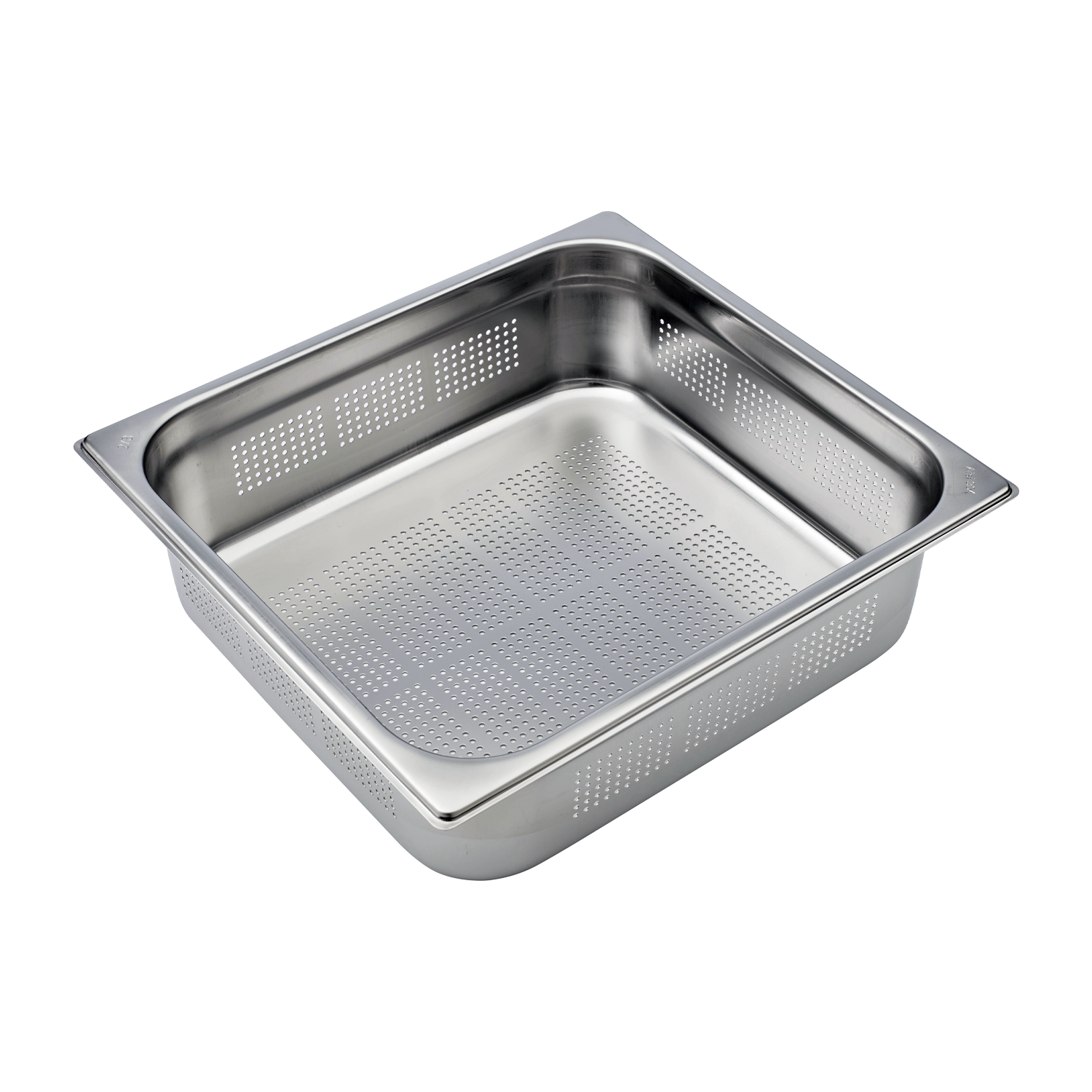GN container perforated GN 2/3 - 100 stainless steel | REDFOX - GND 2/3-100