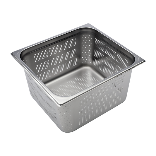 GN container perforated GN 2/3 - 200 stainless steel | REDFOX - GND 2/3-200