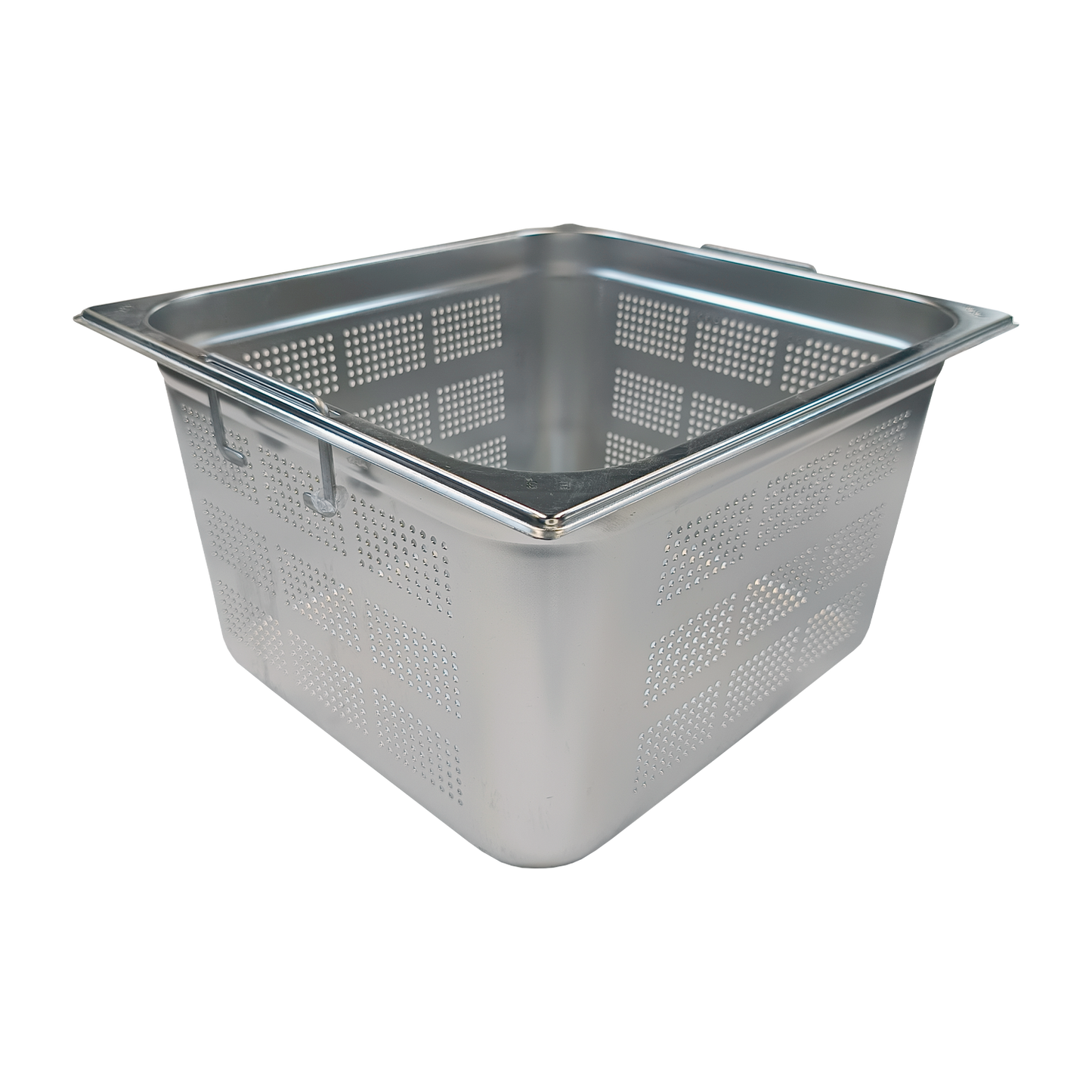 GN container perforated GN 2/3 - 200 handles stainless steel | REDFOX - GND 2/3-200 U