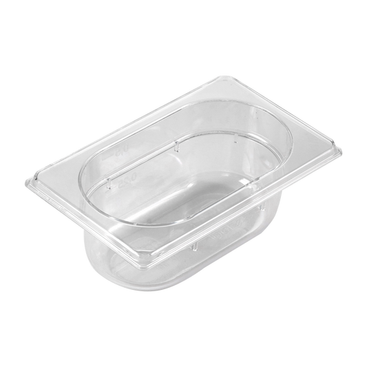 GN container GN 1/9 - 65 polycarbonate | REDFOX - GNP 1/9-65
