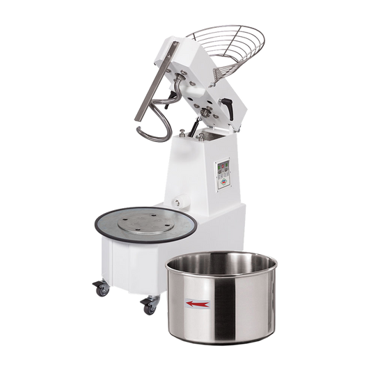 Spiral mixer kneader 1 speed removable bowl 15 l 230 V | RM - HTS 15