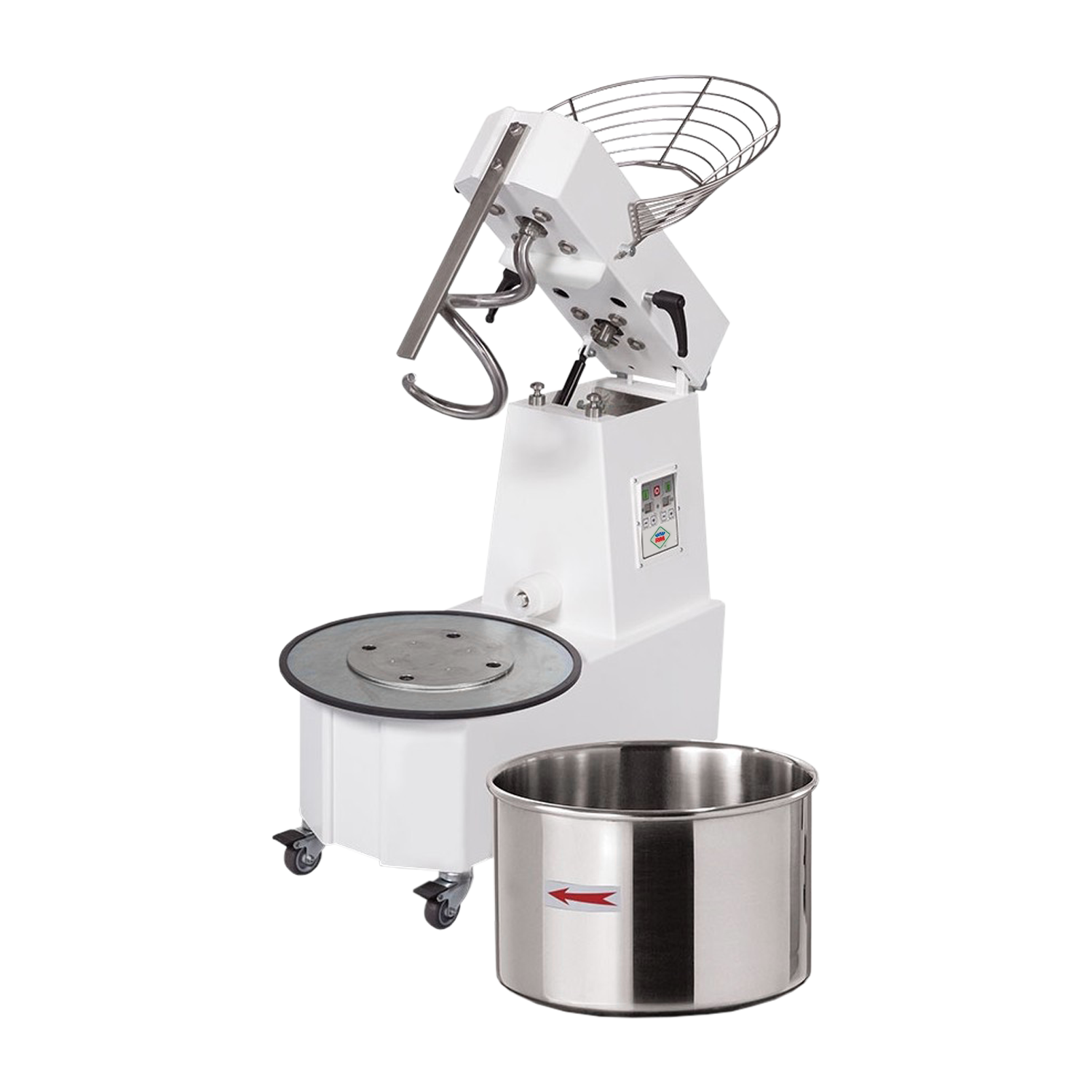 Spiral mixer kneader 2 speeds removable bowl 15 l 400 V | RM - HTS 15 2T