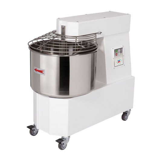 Spiral mixer kneader 1 speed removable bowl 15 l 400 V | RM - HTS 15 T