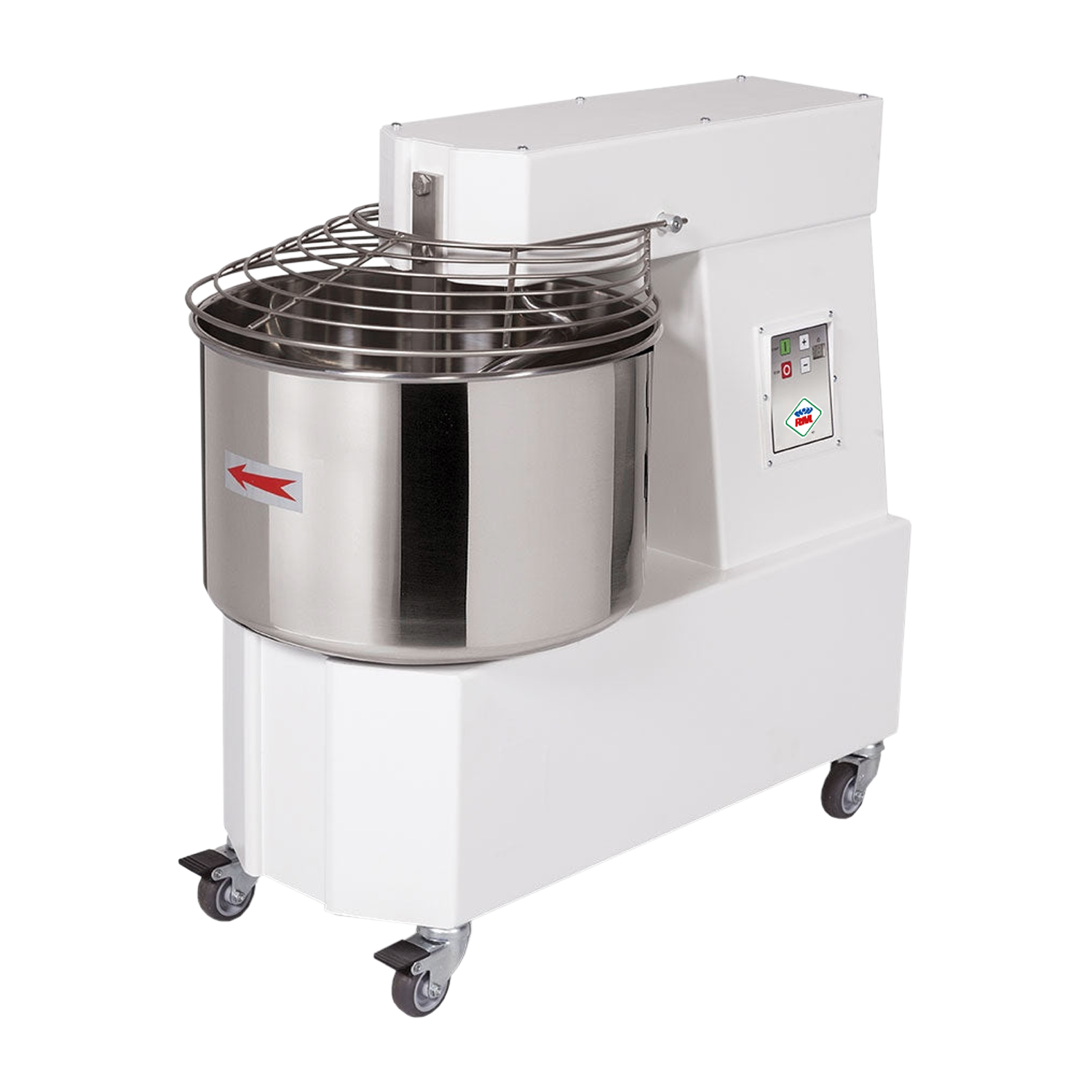 Spiral mixer kneader 2 speeds removable bowl 75 l 400 V | RM - HTS 75 2T