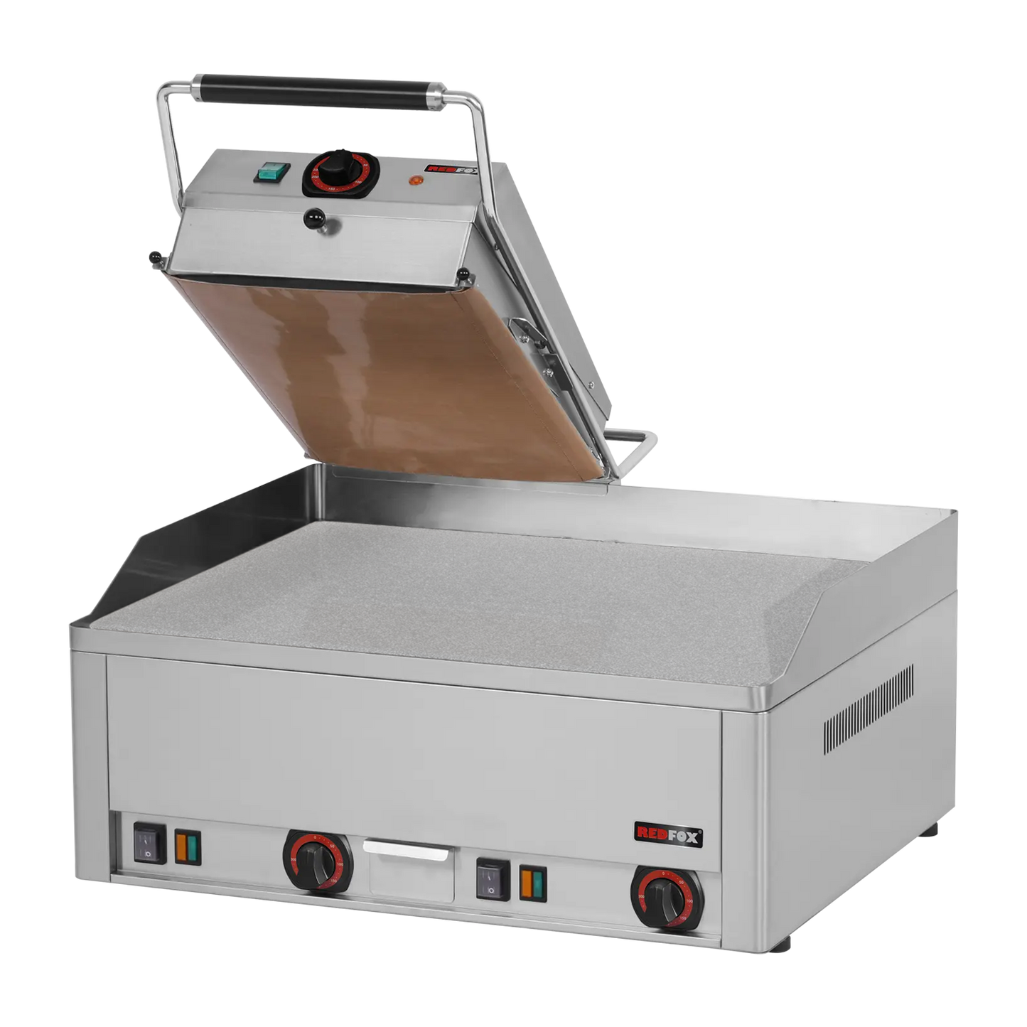 Steak grill electric double 65x48 table durable chrome | REDFOX - KD 63 E