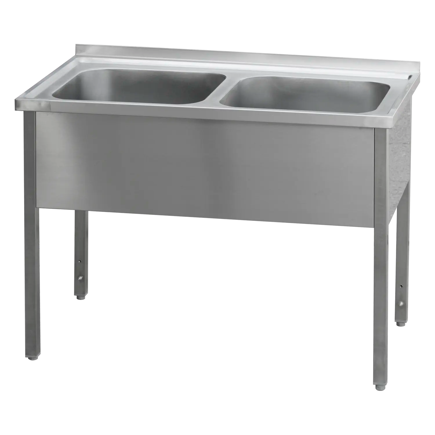 Washing table 120x60x90 - 2x sink 50x50x30 | REDFOX - MSD 6012