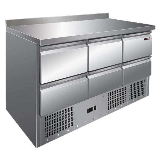 Cooling counter 3x2 drawer | REDFOX - MTZ 906