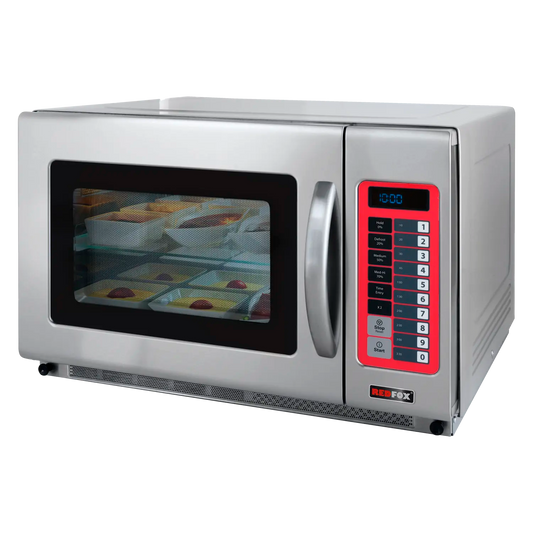 Commercial microwave oven touch digital touch control 2 magnetrons | REDFOX - MWP 2152-35 E/N